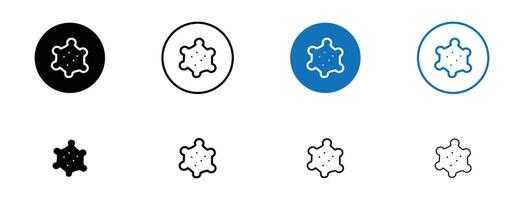 Pigment icon set vector