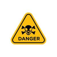 Danger sign set vector