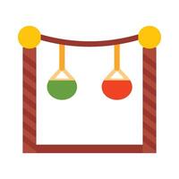 Trapeze Flat Icon vector