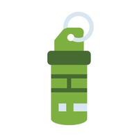 Tear Gas Flat icon vector