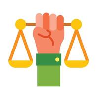 Civil Rights Flat icon vector