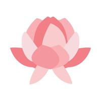 Lotus Flower Flat Icon vector