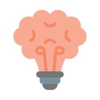 Brainstorming Techniques Flat Icon vector