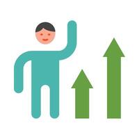 Self Promotion Flat Icon vector