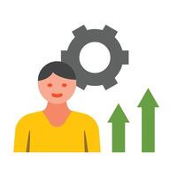 Management Skills Flat Icon vector