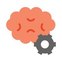 Thought Process Flat Icon vector
