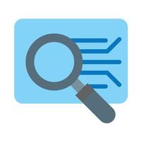 Finding Path Flat Icon vector