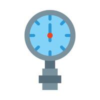 Manometer Flat Icon vector