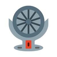 Fan Heater Flat Icon vector