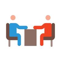 Meeting Flat Icon vector