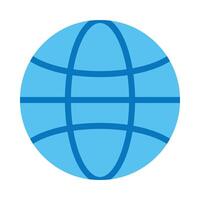 Global Flat Icon vector