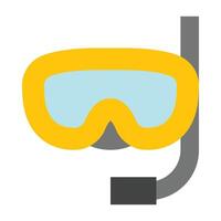 Snorkel Flat Icon vector