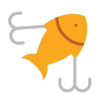 Fishing Baits Flat Icon vector