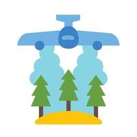 Plane Flat Icon vector