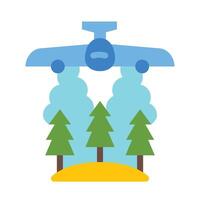 Plane Flat Icon vector