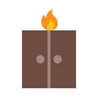 Exit Flat Icon vector