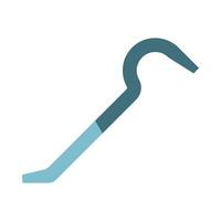 Crowbar Flat Icon vector