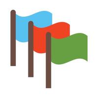 Flags Flat Icon vector
