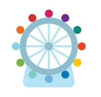 London Eye Flat icon vector