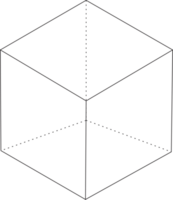 Box 3D shape png