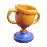 trophée tasse 3d élément png