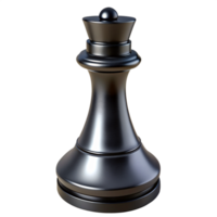 Black Rook Chess Piece 3d Asset png