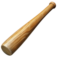 Realistic Baseball Wooden Bat 3d Asset png