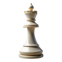 White Queen Chess Piece 3d png