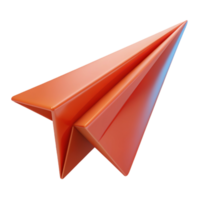 Paper Plane 3d Illustration png