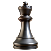 Black Queen Chess Piece 3d Image png