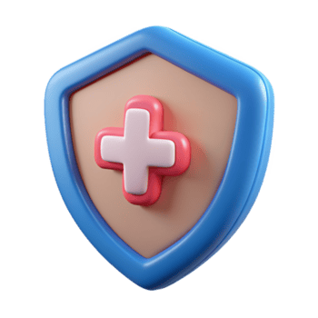 Health Care Shield 3d Design png
