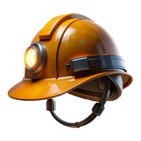 schwer Helm mit Lampe 3d Objekt png