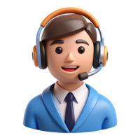 Customer Service People 3d Image png