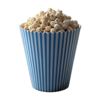 popcorn mellanmål 3d tillgång png