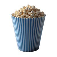 Popcorn Snack 3d Asset png