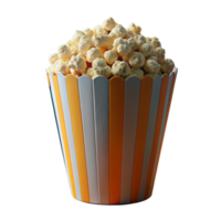 Popcorn merenda 3d oggetto png