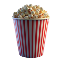 Popcorn Snack 3d Concept png