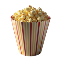 Popcorn merenda 3d design png