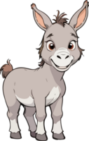 Burro dibujos animados animal personaje png