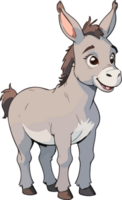 Burro dibujos animados animal acortar png