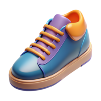 Colorful Sneaker 3d Object png