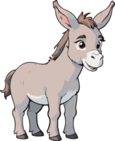 Burro dibujos animados animal ilustración png