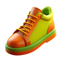 Colorful Sneaker 3d Design png