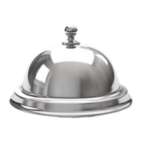 Luxurious Silver Platter Cover Enhancing Culinary Moments png