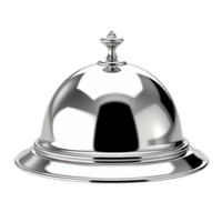 Gleaming Cloche Lid Enhancing Tableside Service png