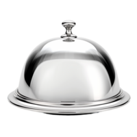 Shiny Silver Food Dome Elevating Culinary Expectations png