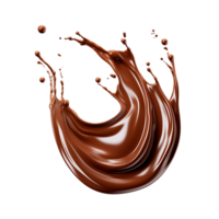 Decadent Chocolate Splash Tempting Treat png