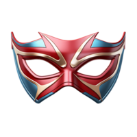 kraftfull superhjälte mask redo för verkan png