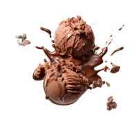 Vibrant Ice Cream Explosion Bursting with Flavor png