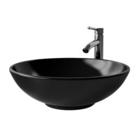 Sleek Vessel Sink Set Faucet Included Cut Out png